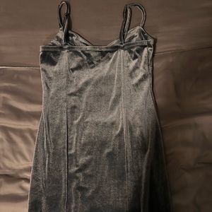 Velvet fitted dress